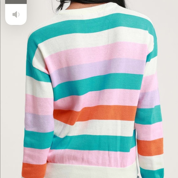 Lulu’s Candystrip Sweater, Size Small, NWT - Picture 2 of 6